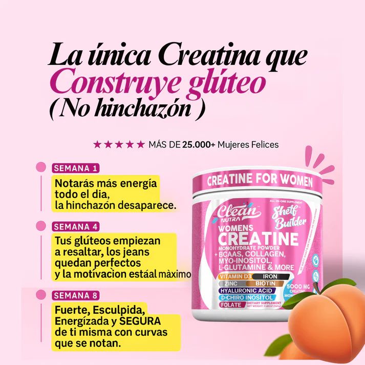 Creatina con inositol shetf builder
